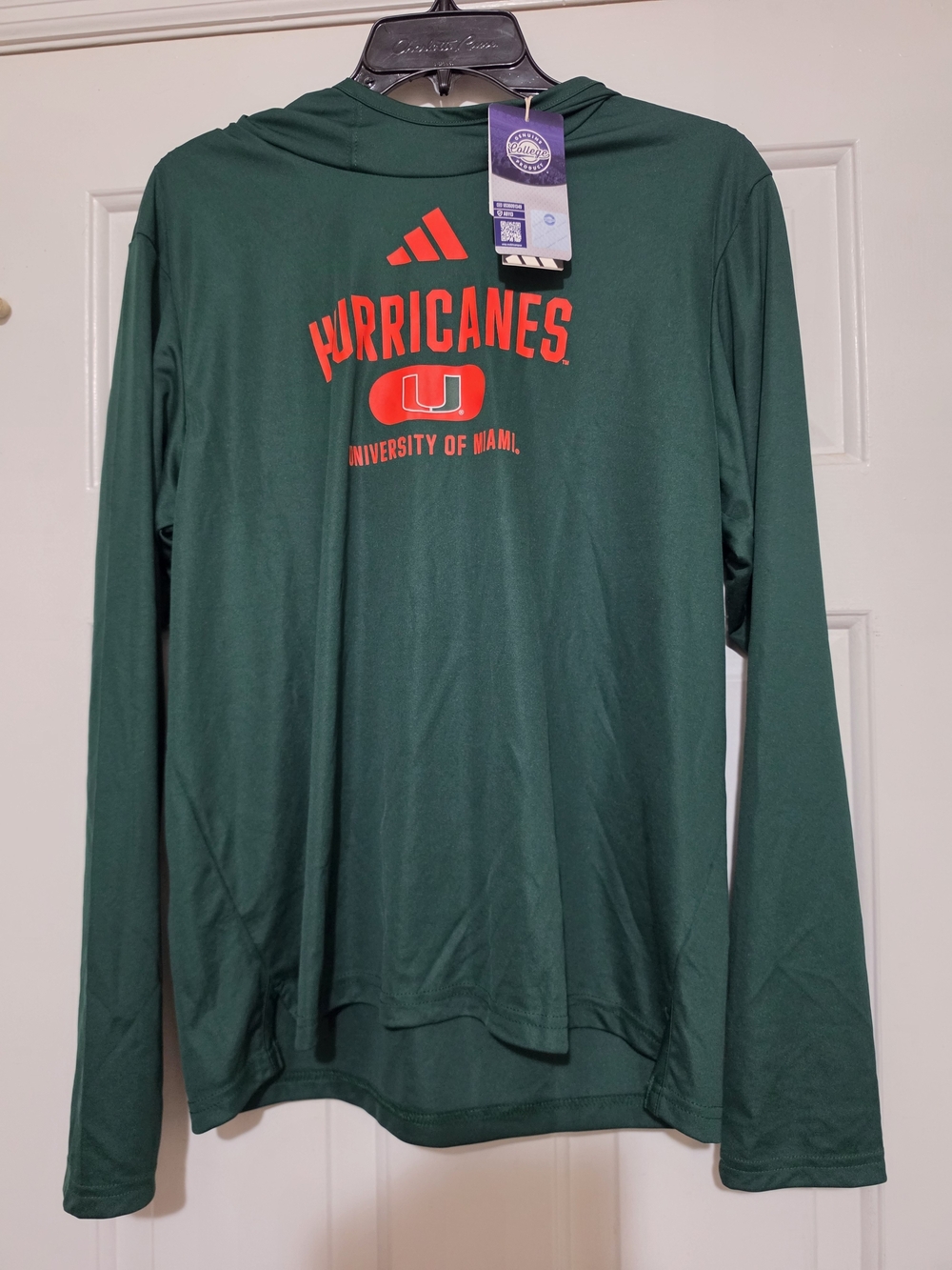 ADIDAS MIAMI HURRICANES SHIRT